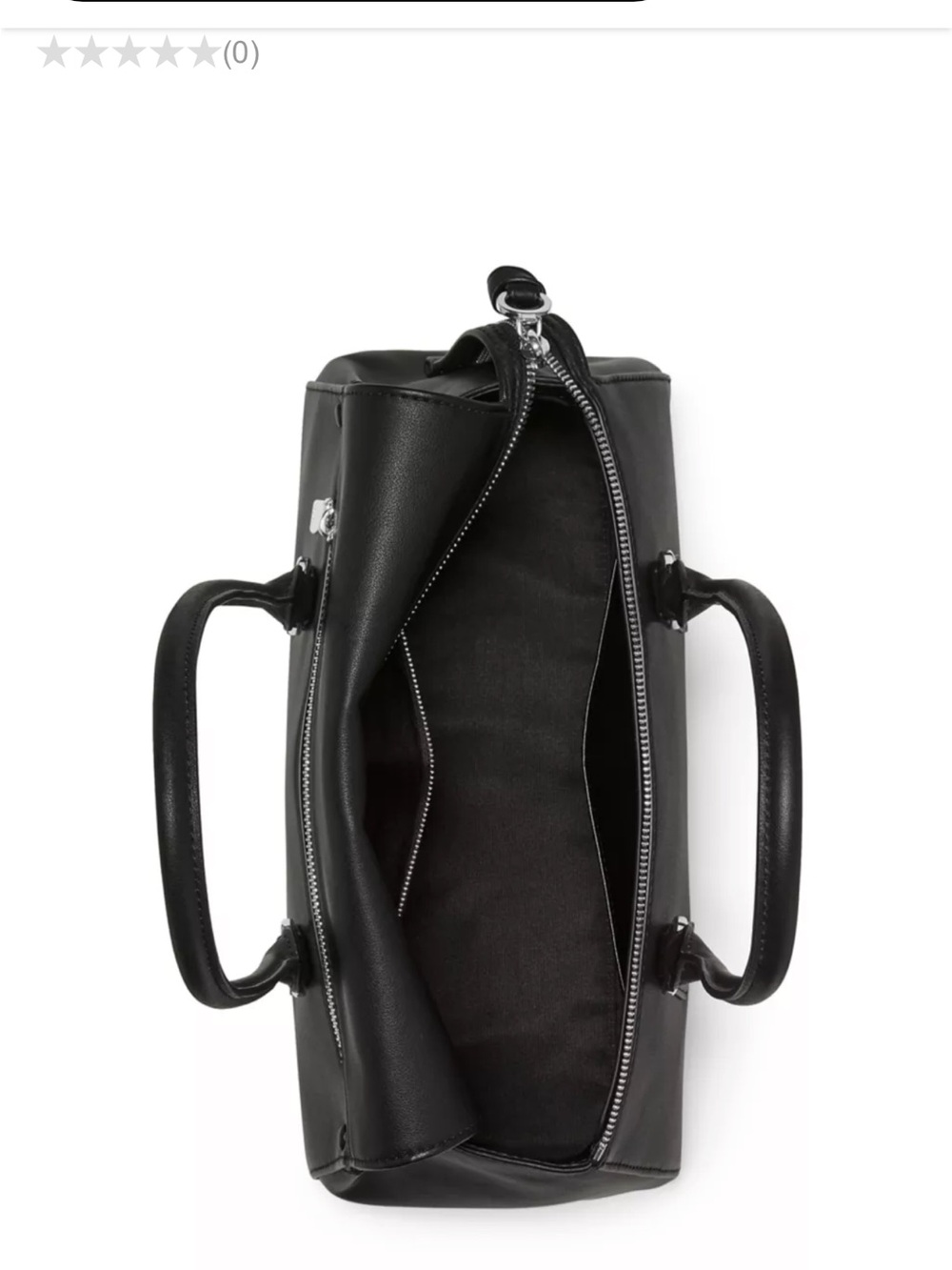 kate spade Black Leather Shoulder Bag with Zip Detail - Picture 4 of 9